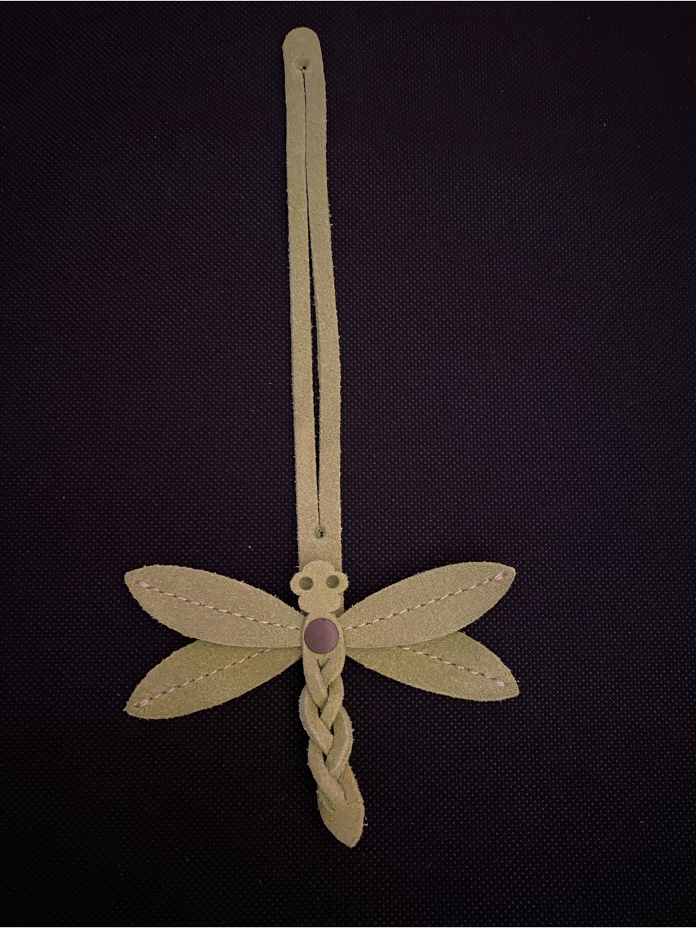 Portland Leather Goods Dragonfly tassel - Lime